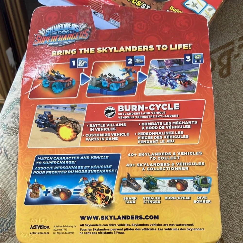 Skylanders super chargers burn-cycle